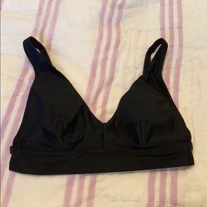 Aerie Black Bathing Suit Top